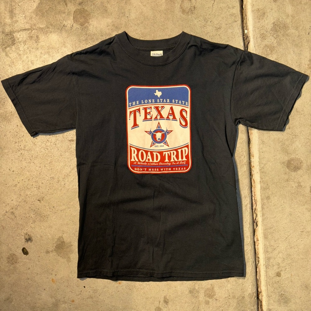 Vintage Texas Lone Star State Destination Travel T-shirt Medium Western